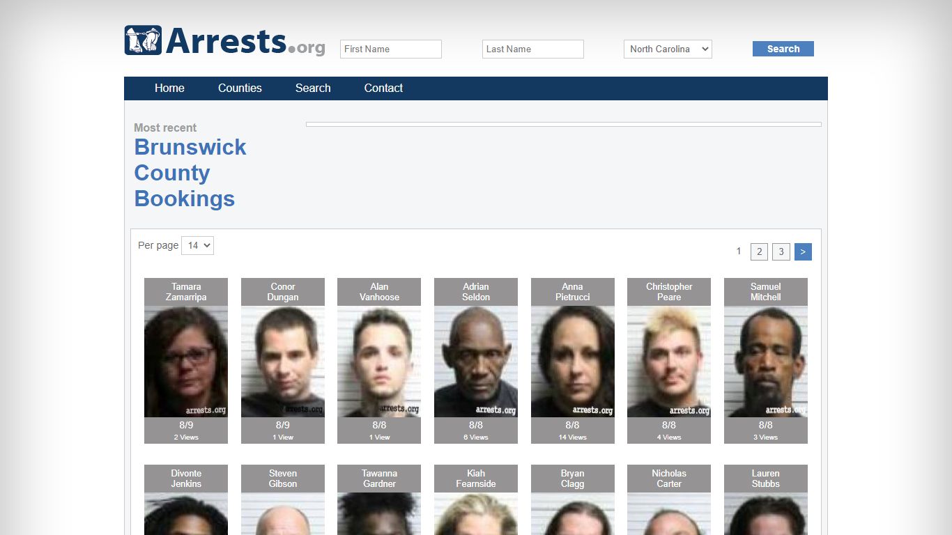 Brunswick County Arrests and Inmate Search